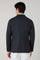 Grey Cotton Jersey Double-Breasted Dover Jacket