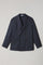 Grey Cotton Jersey Double-Breasted Dover Jacket