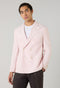 Pastel Pink Garment Dyed Linen Double-Breasted Dover Jacket