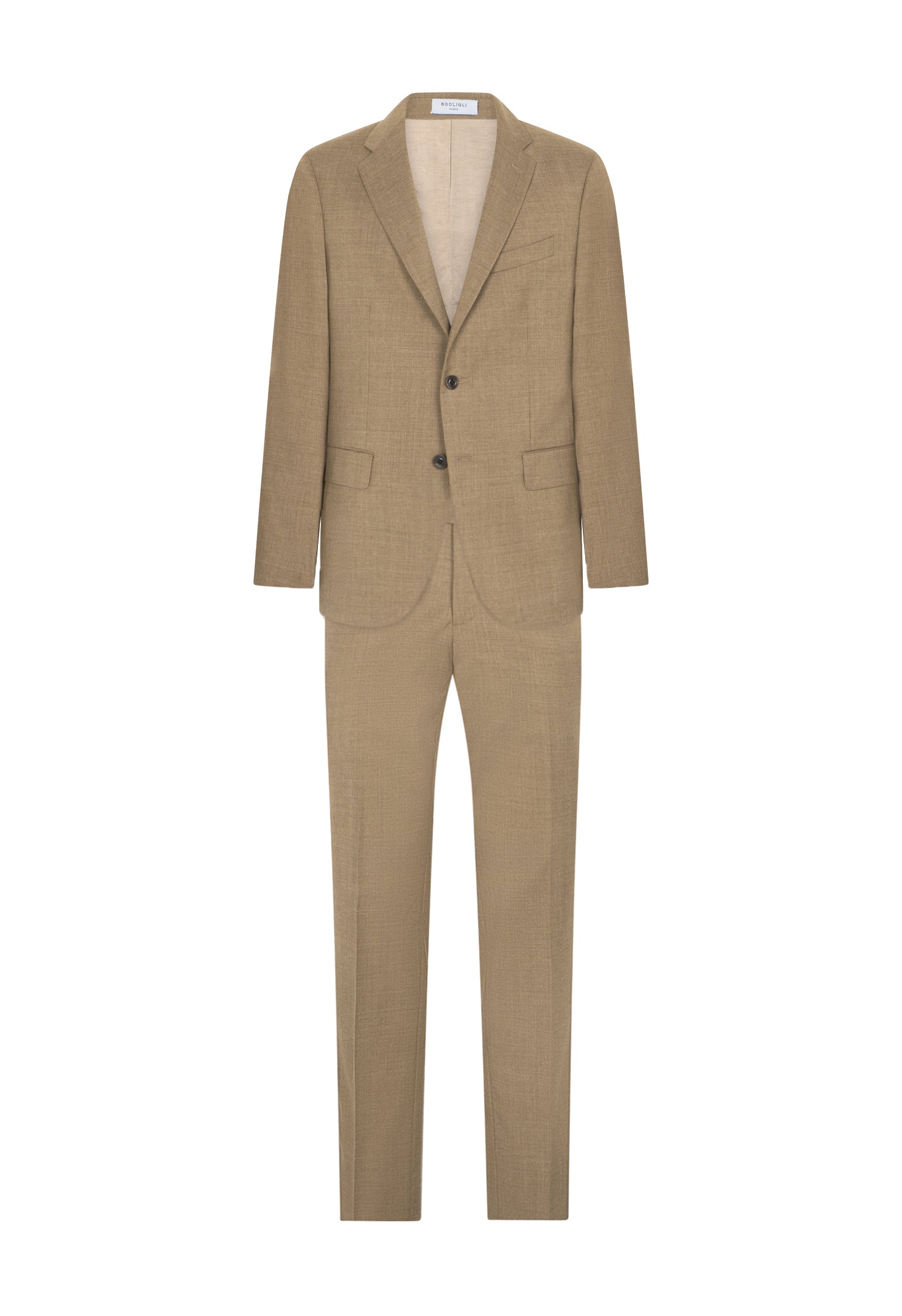 Light Brown Wool Milano Suit