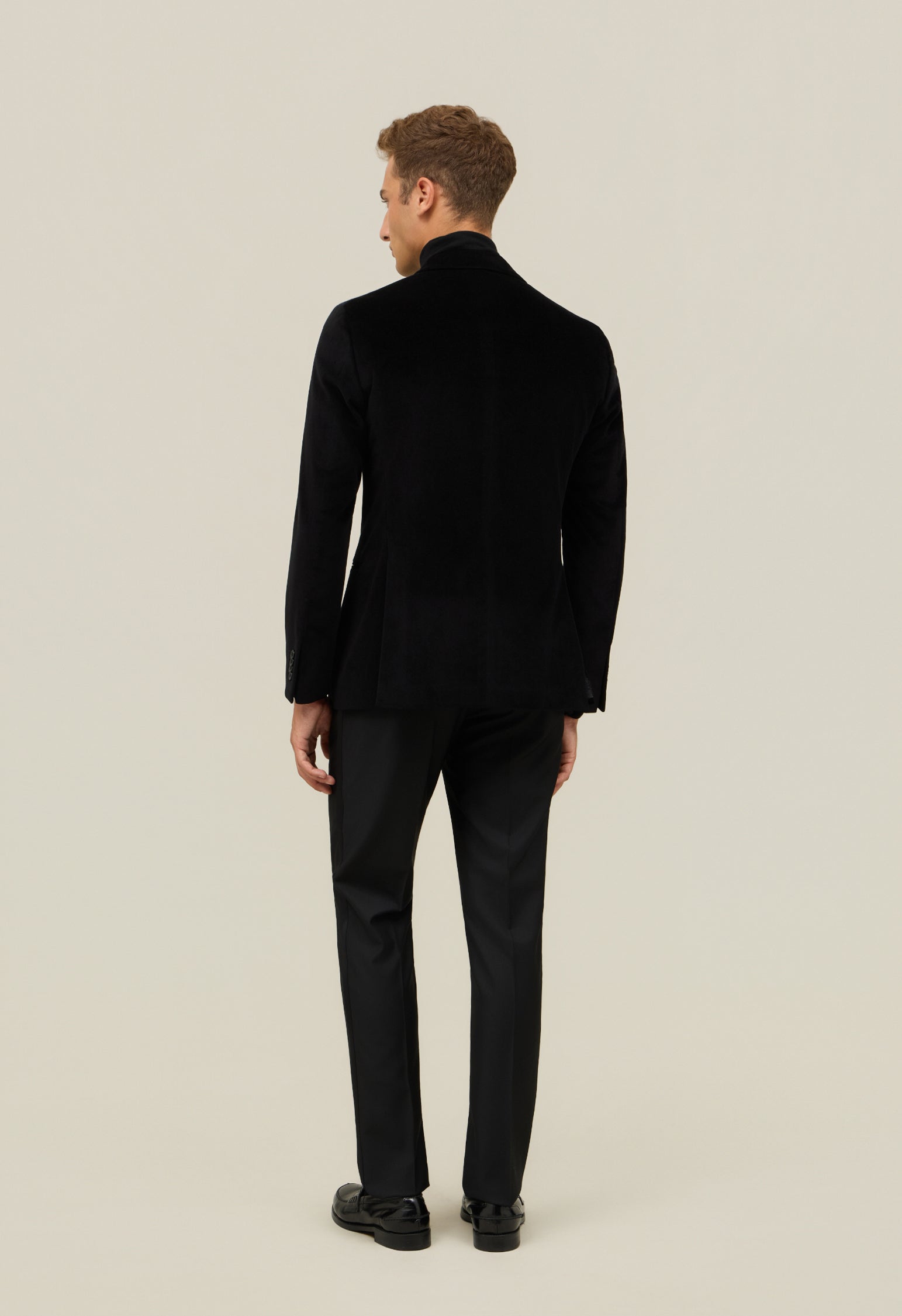 Black Plain Velvet Milano Dinner Jacket