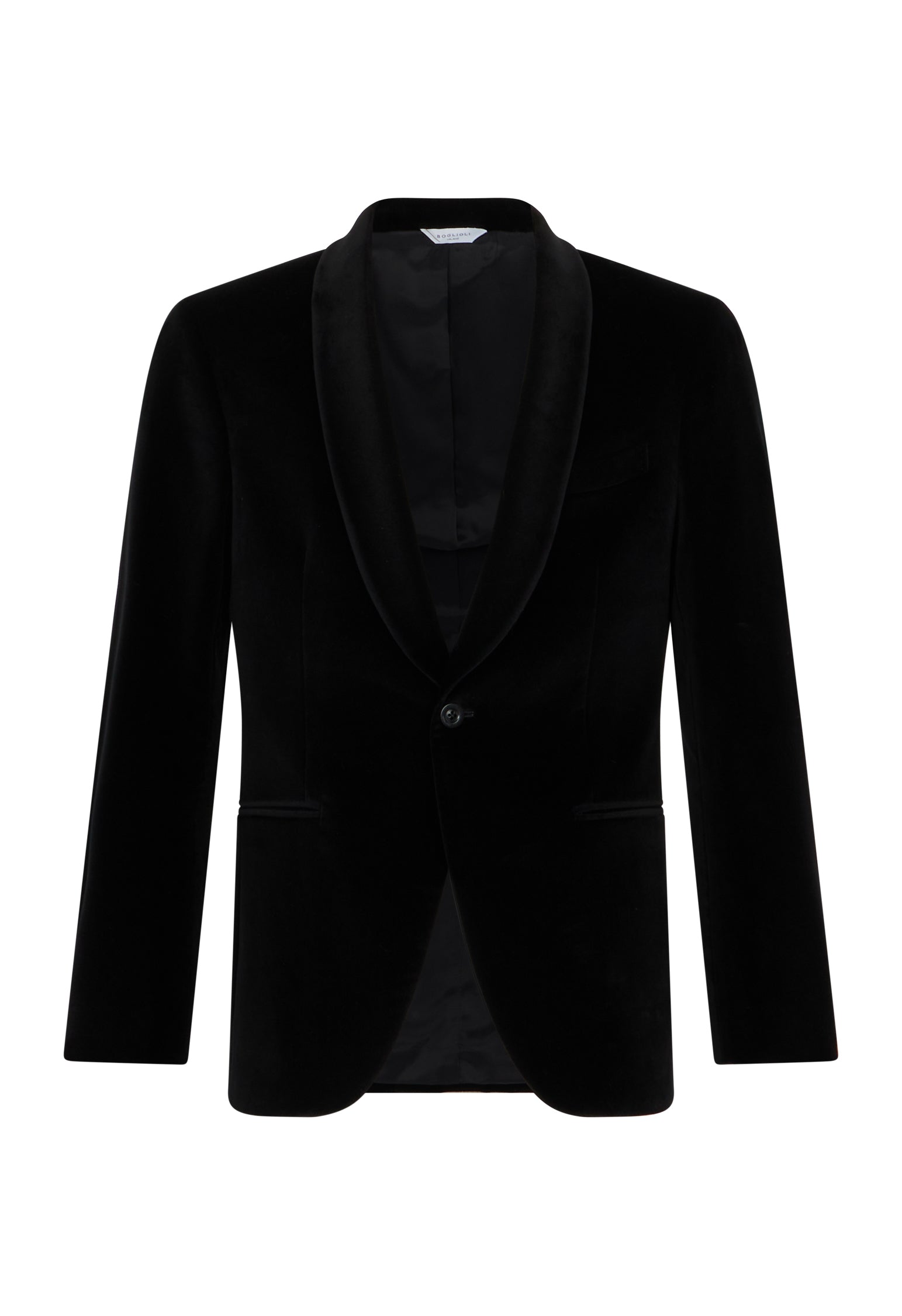 Black Plain Velvet Milano Dinner Jacket