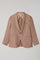Pink Wool Silk Linen Milano Dinner Jacket