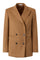 Camel Gabardine stretch Bea Blazer