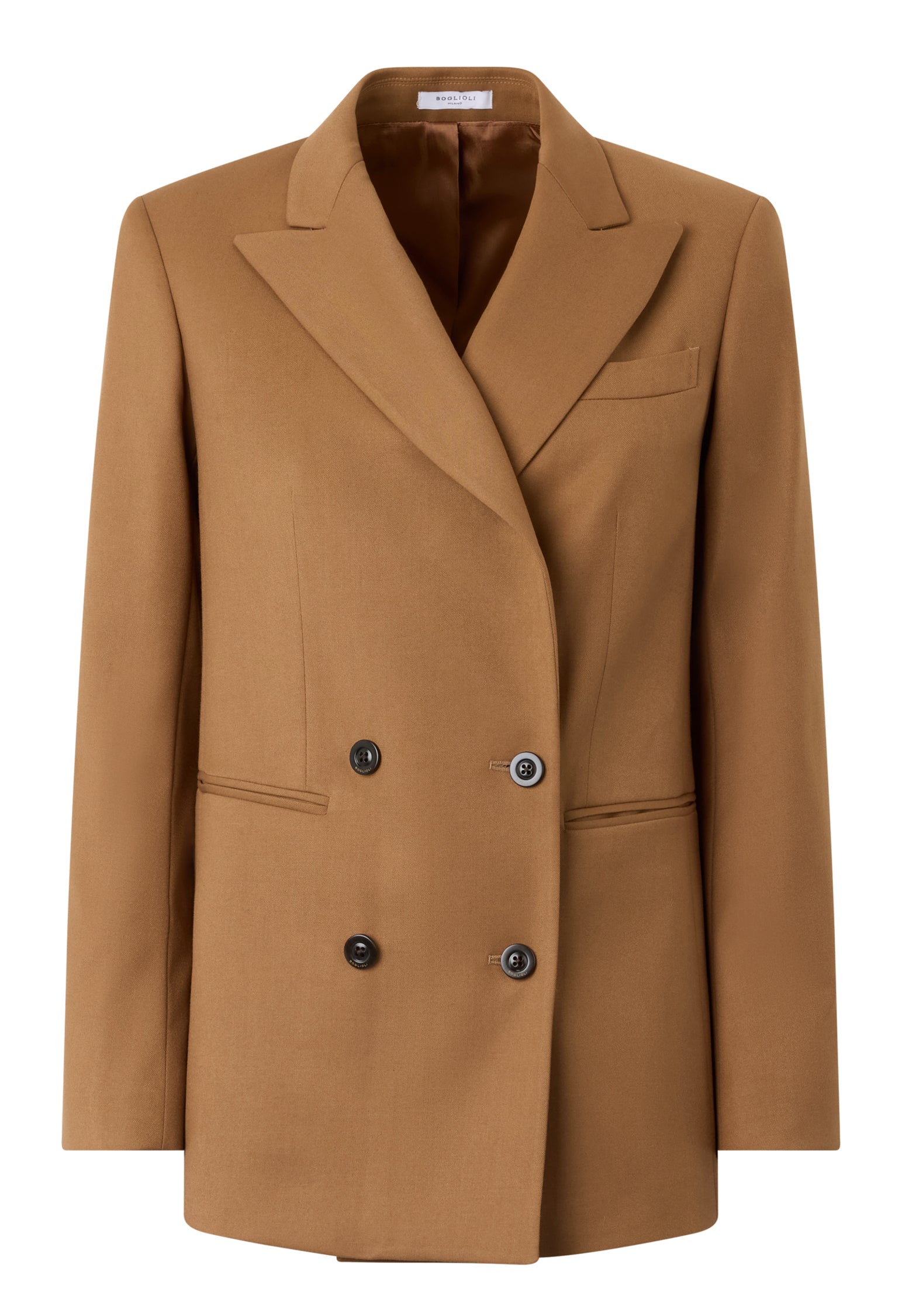 Camel Gabardine stretch Bea Blazer