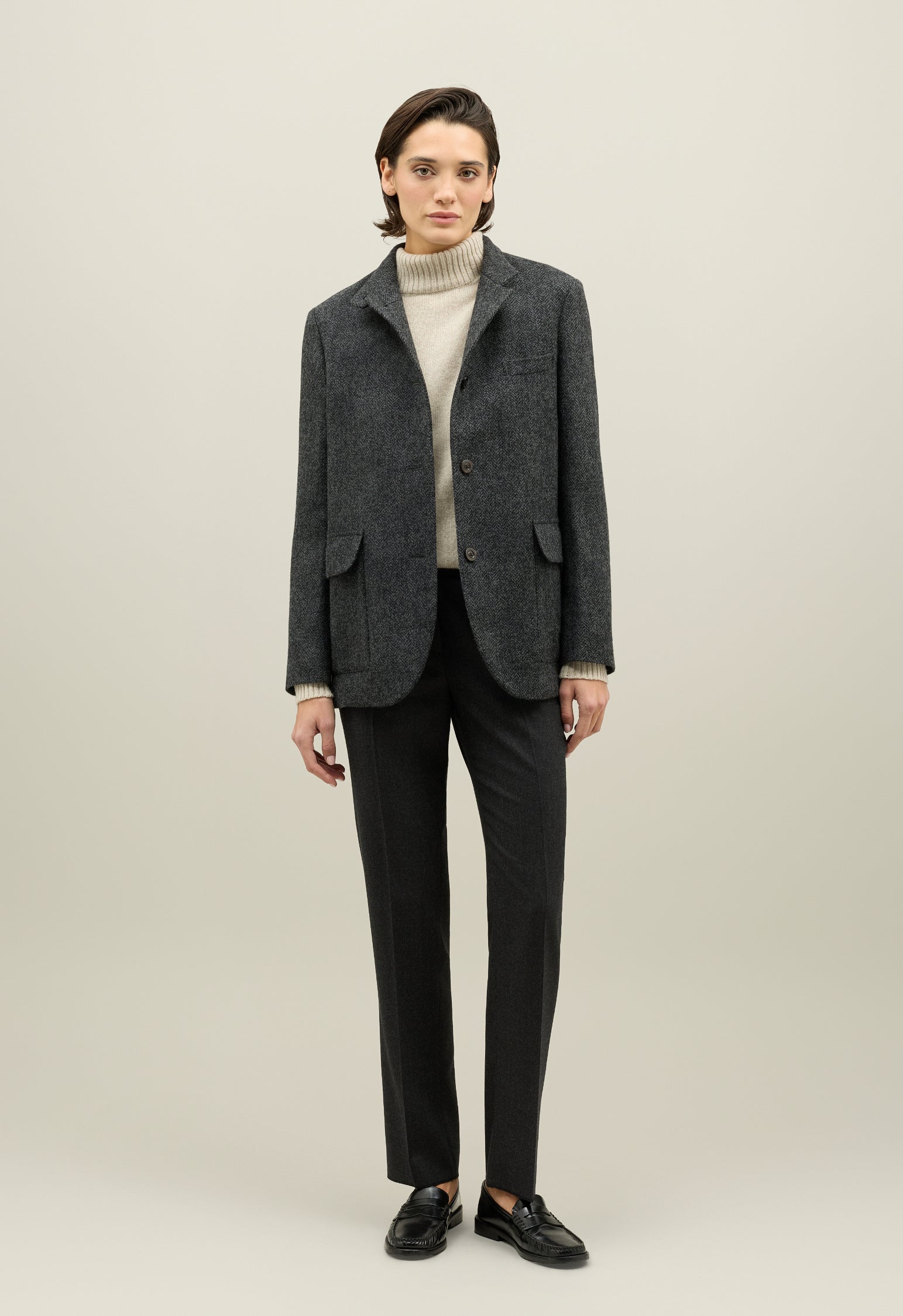 Grey Shetland Otta Blazer