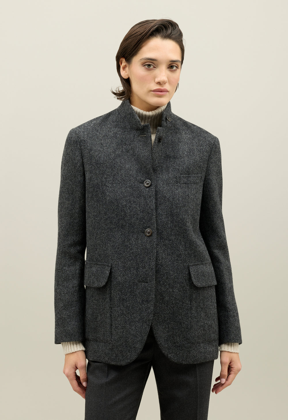 Grey Shetland Otta Blazer