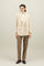 Warm White Blended Wool Maia Blazer