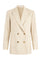 Warm White Blended Wool Maia Blazer