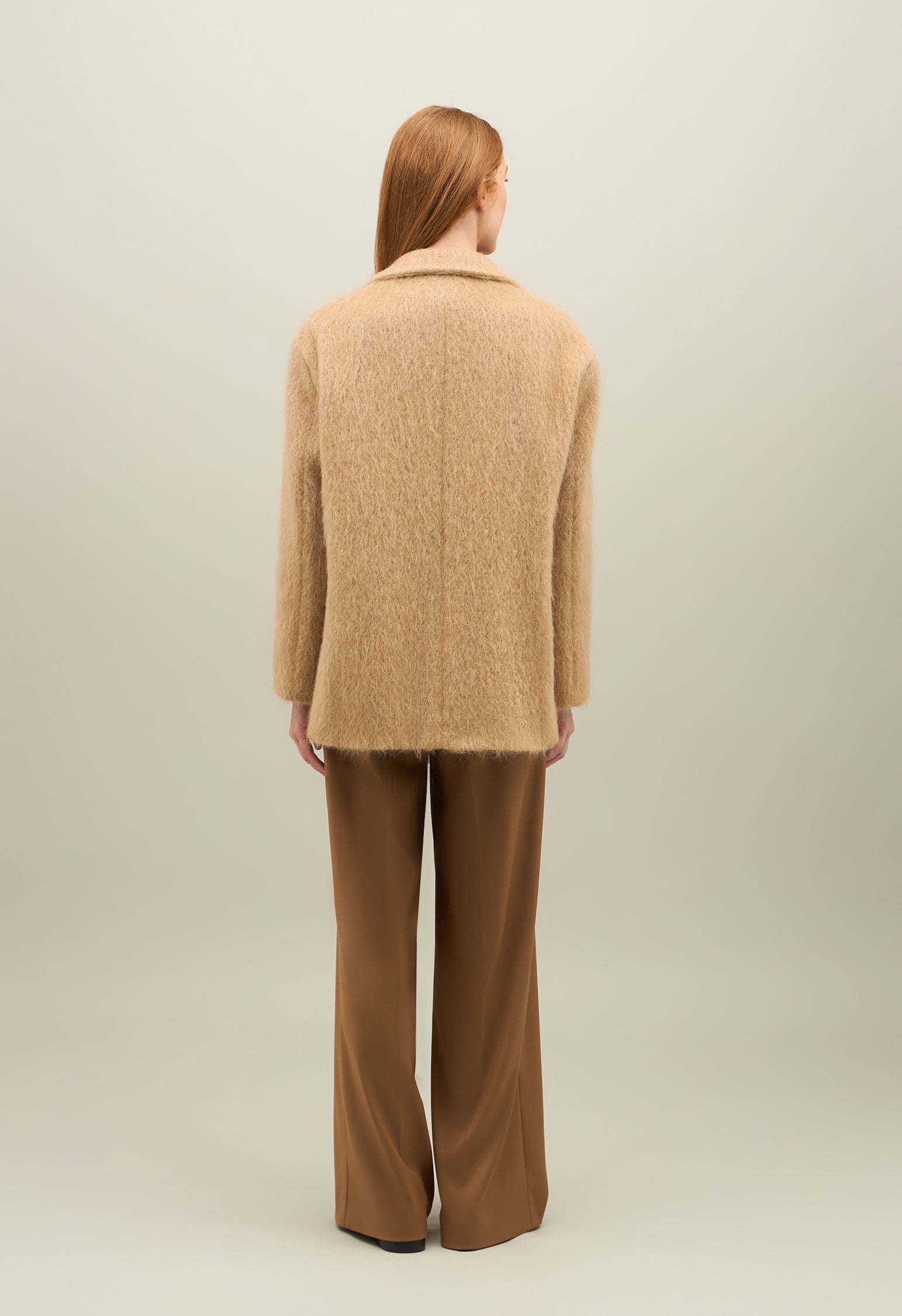 Camel Blended Alpaca Otta Blazer