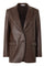 Brown Vegan Leather Giulia Blazer