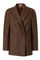 Brown Prince of Wales flannel Bianca Blazer