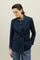 Blue Stretch gabardine Bianca Blazer 