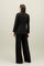 Black Stretch gabardine Bianca Blazer 