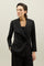 Black Stretch gabardine Bianca Blazer 