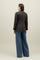 Brown Wool Hopsack Bianca Blazer