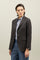 Brown Wool Hopsack Bianca Blazer