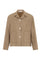 Blazer Margot in misto lino a spina di pesce marrone