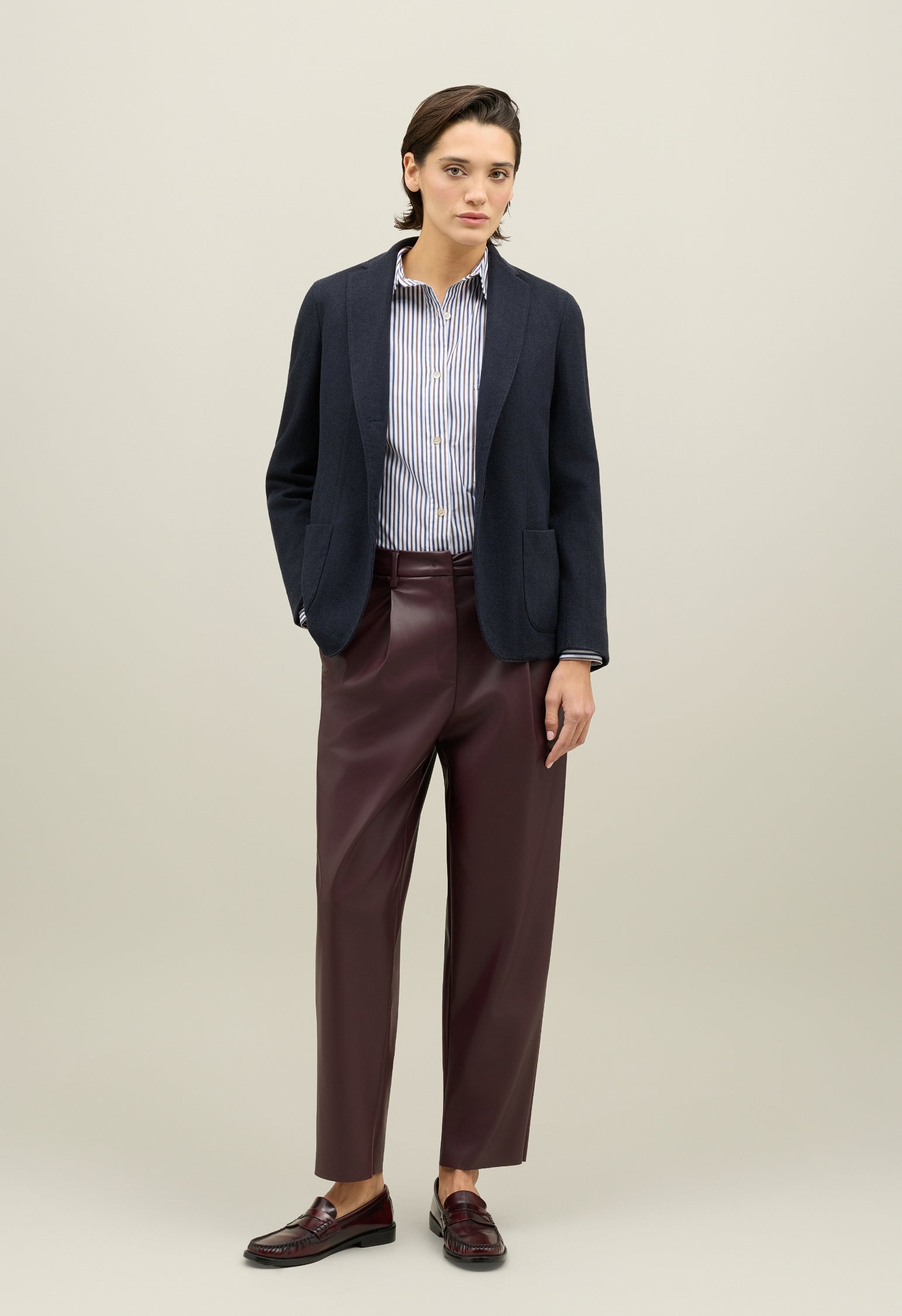 Blue 14-Micron Wool Brera Blazer