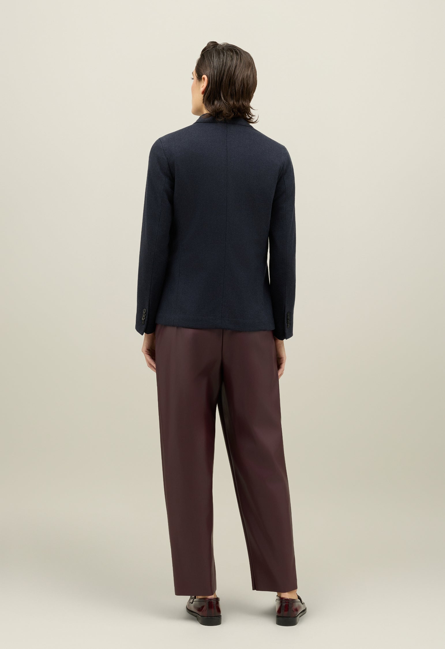 Blue 14-Micron Wool Brera Blazer