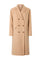 Camel Wool Double Overcoat