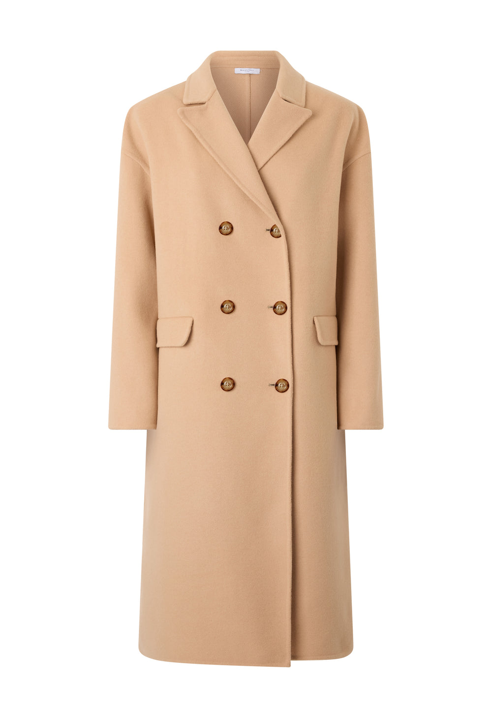 Camel Wool Double Overcoat