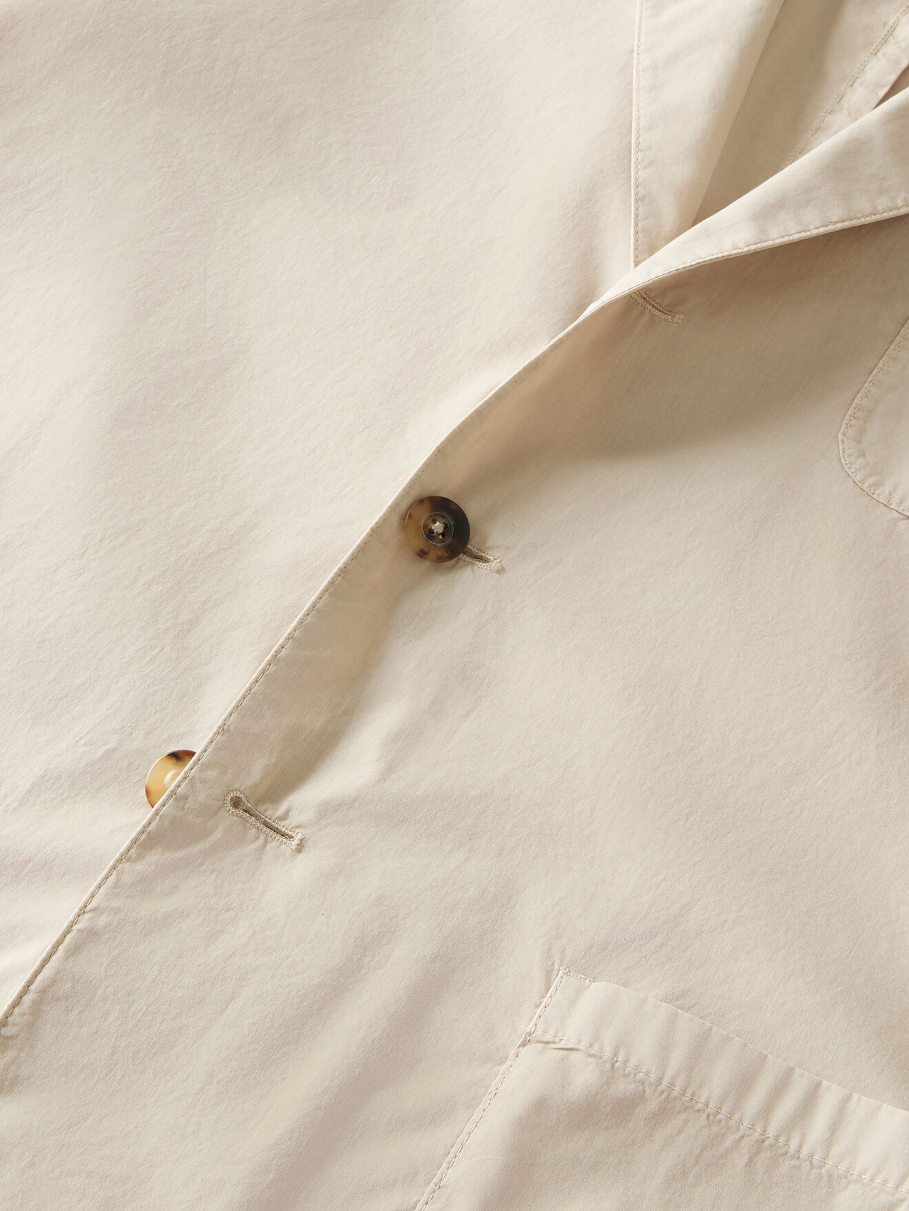 Boglioli Garment Dyed Popeline Papier Khaki Jacket Linen 63601QSB641800109R0215