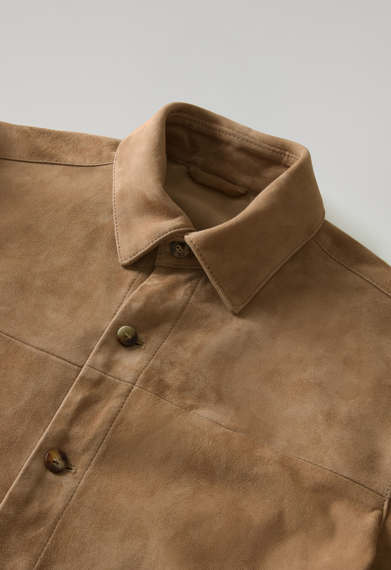 Boglioli Suede Overshirt Camel OCP508SB5901001800340