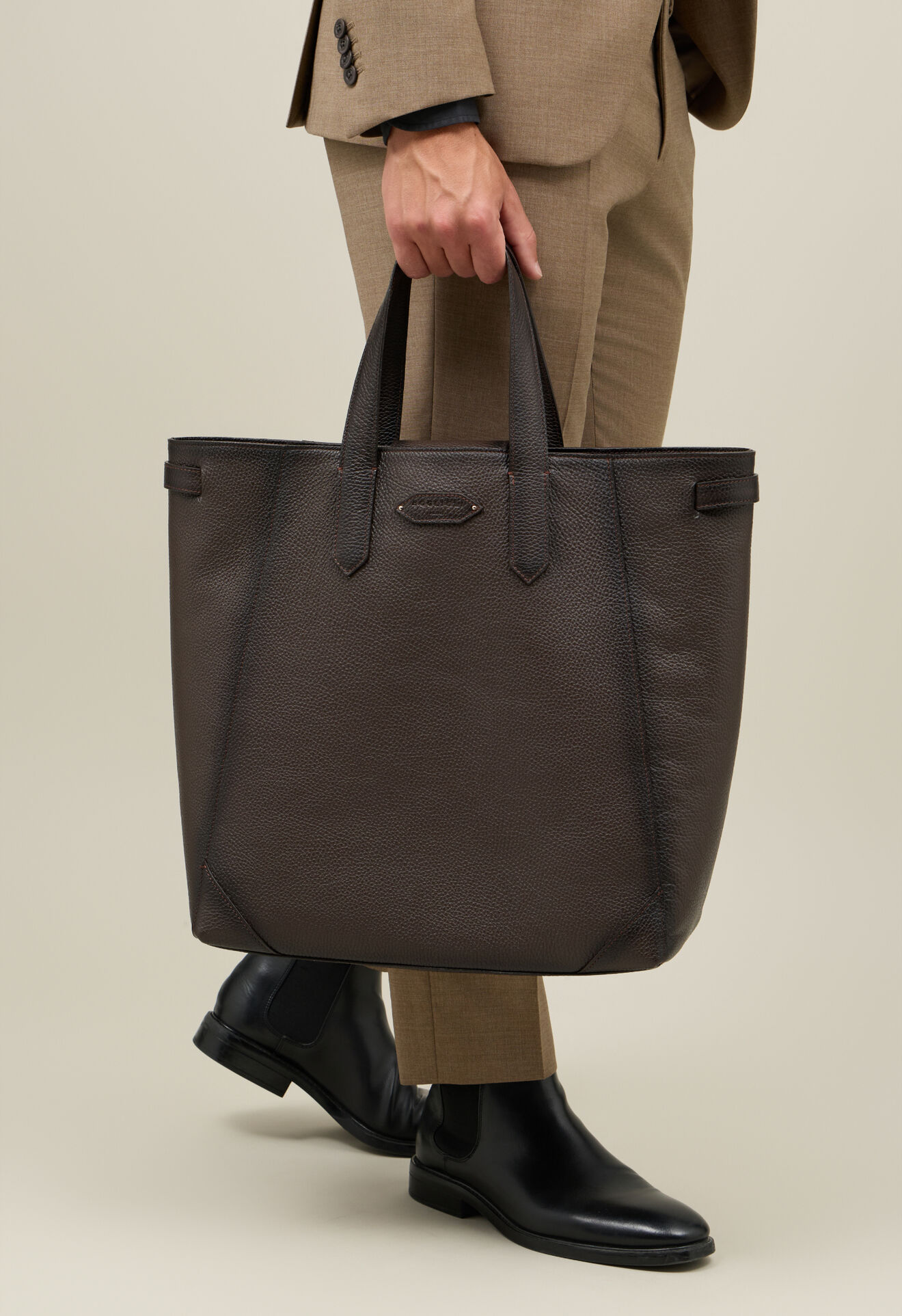 Boglioli Leather Bag White 61060SB5903001320480