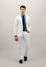 Boglioli Light Wool Evening B-Line Jacket White J6602ASB412100169R0102
