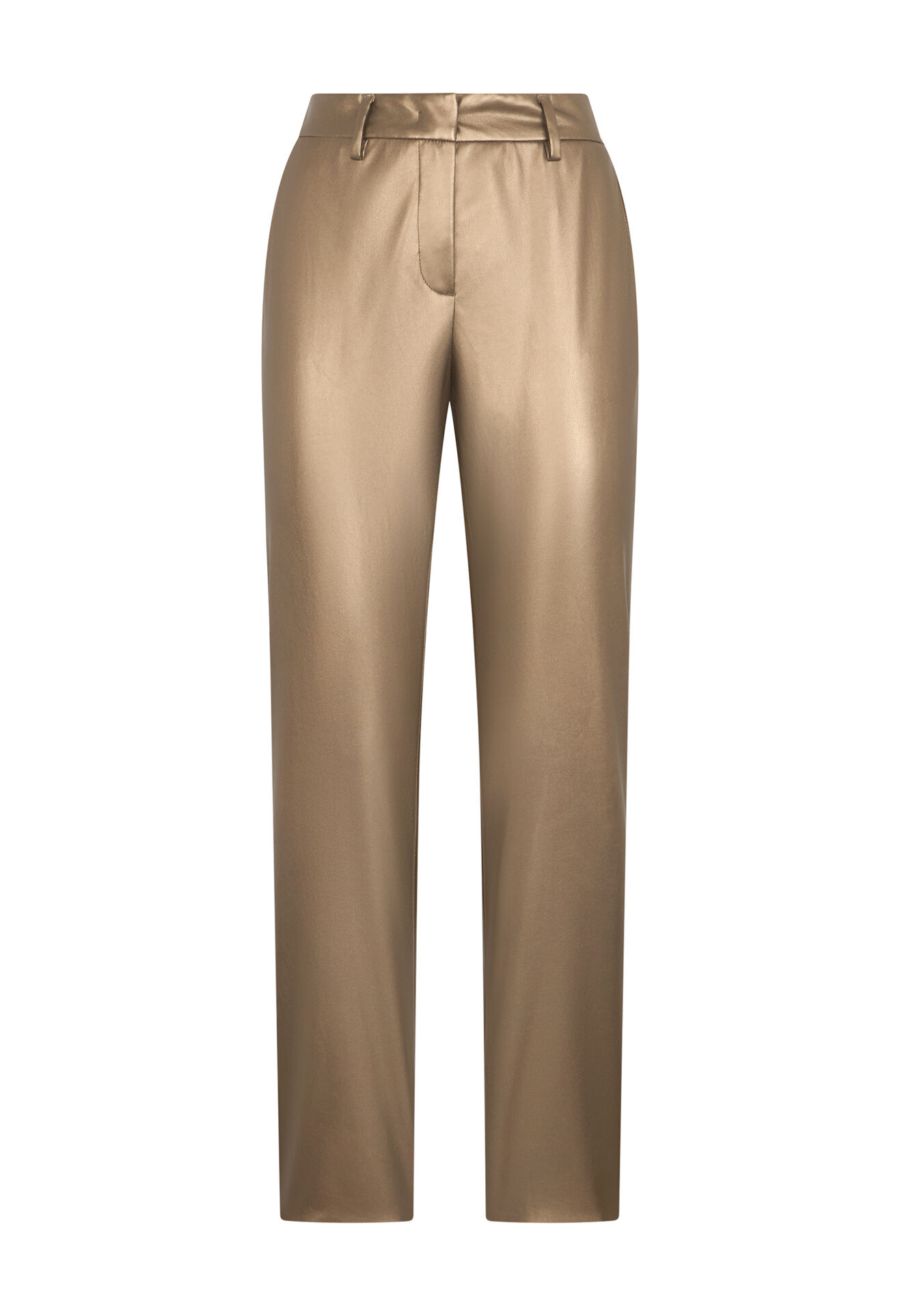 Boglioli Vegan Leather Chinos Beige/Gold 88053FB4936002150270
