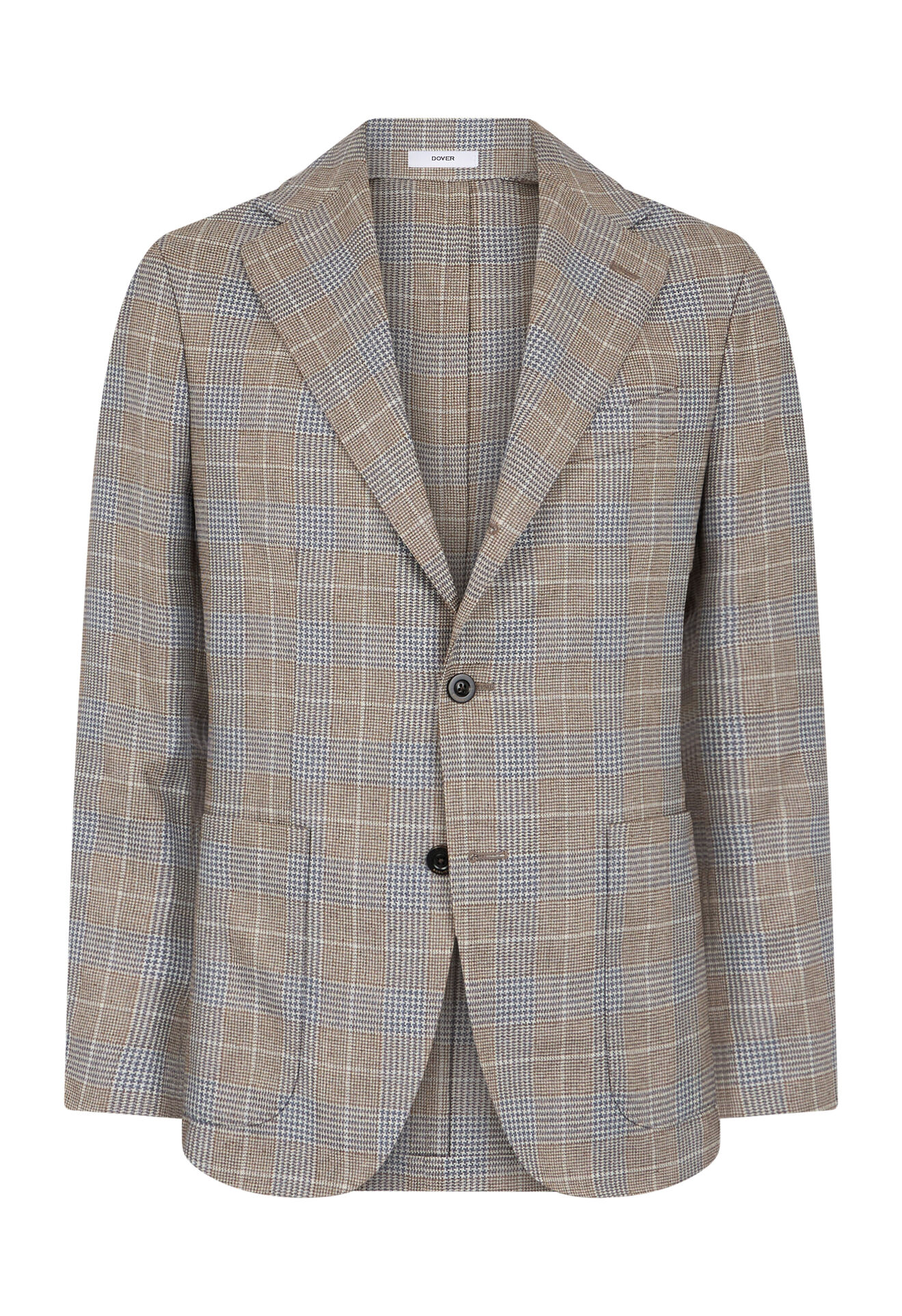 Boglioli Prince of Wales Wool Silk Dover Jacket Pattern X2902ESB502200123R0491