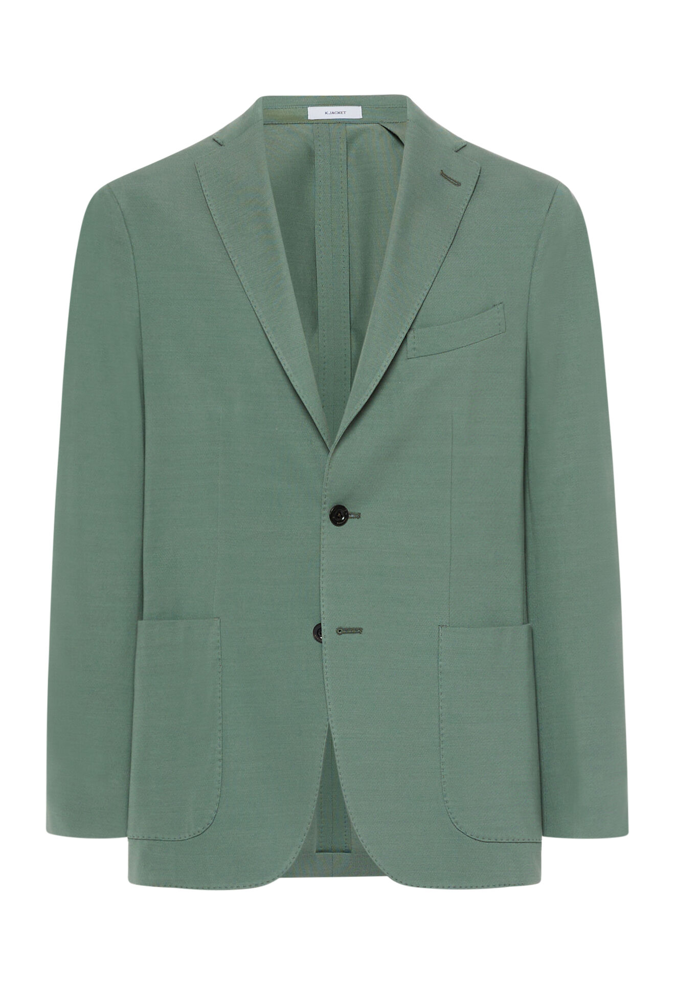 Boglioli Green 100% cotton jersey K-Jacket Green N1302EBRC06000150R0550