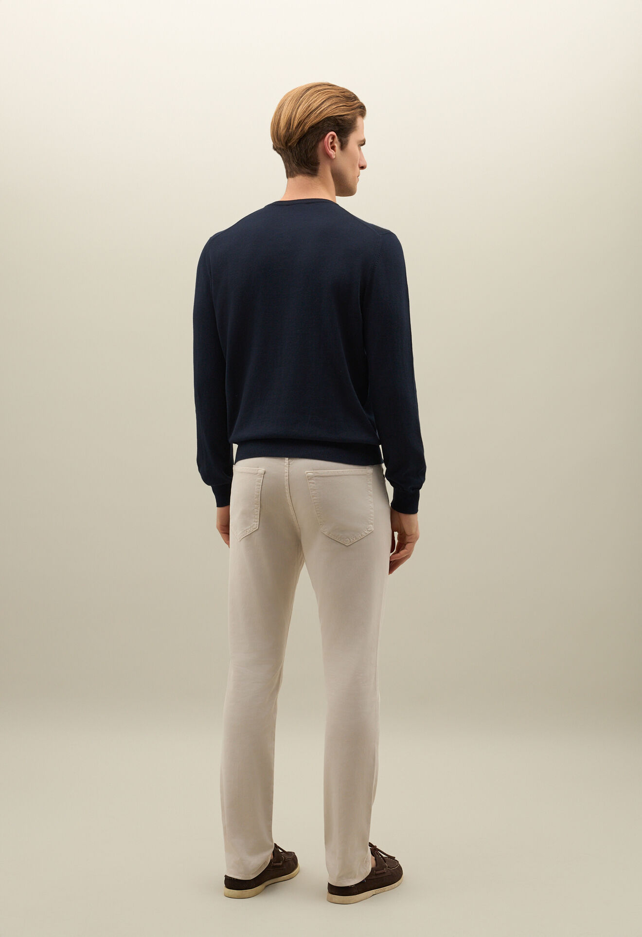 Boglioli Cotton Crewneck Blue 91391SB5812001080780