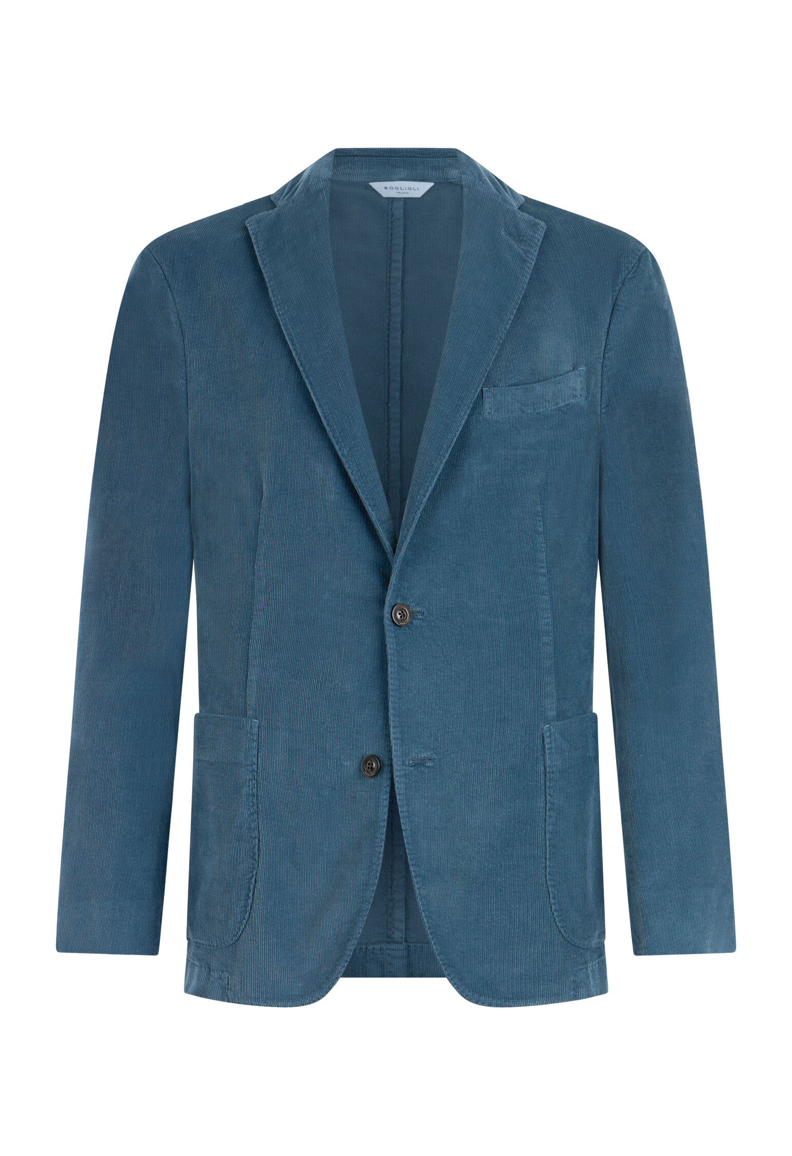 Baby Corduroy K-Jacket in Light blue: Luxury Italian Jackets for