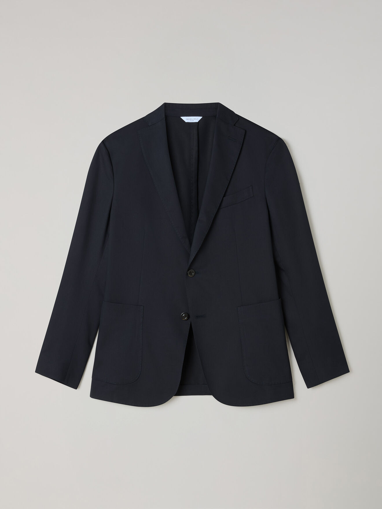 Boglioli Tencel Cotton Twill K-Suit Blue N13C2ESB6113001506R0790