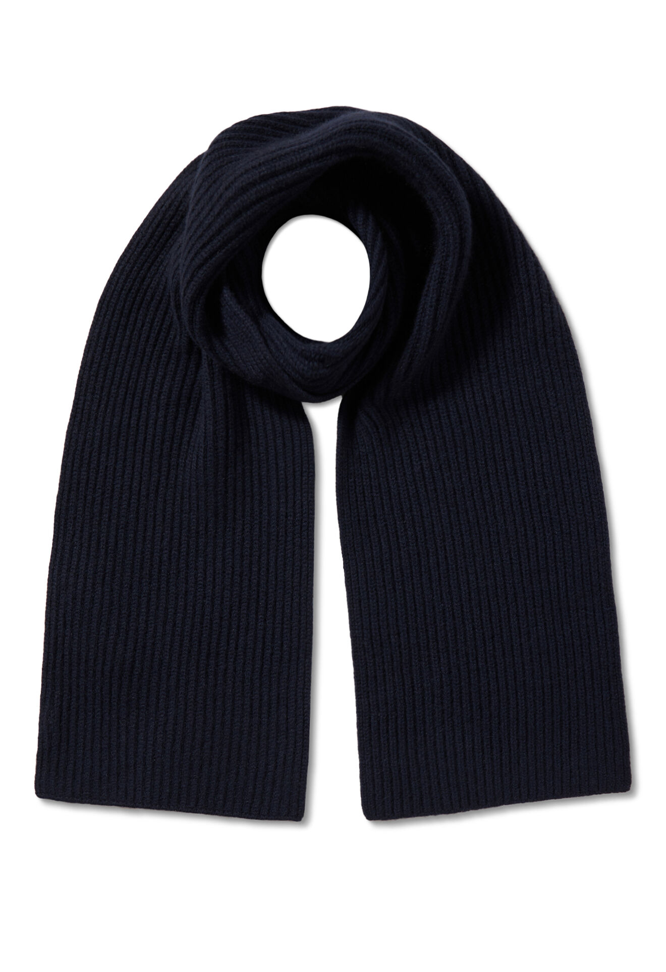 Boglioli 100 % cashmere knit scarf Blue 20259FB2907001080780