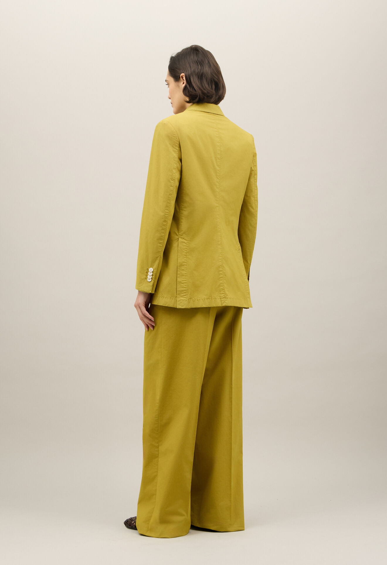 Boglioli Blazer Maia en popeline légère Vert ZD333QSB3439002D10534