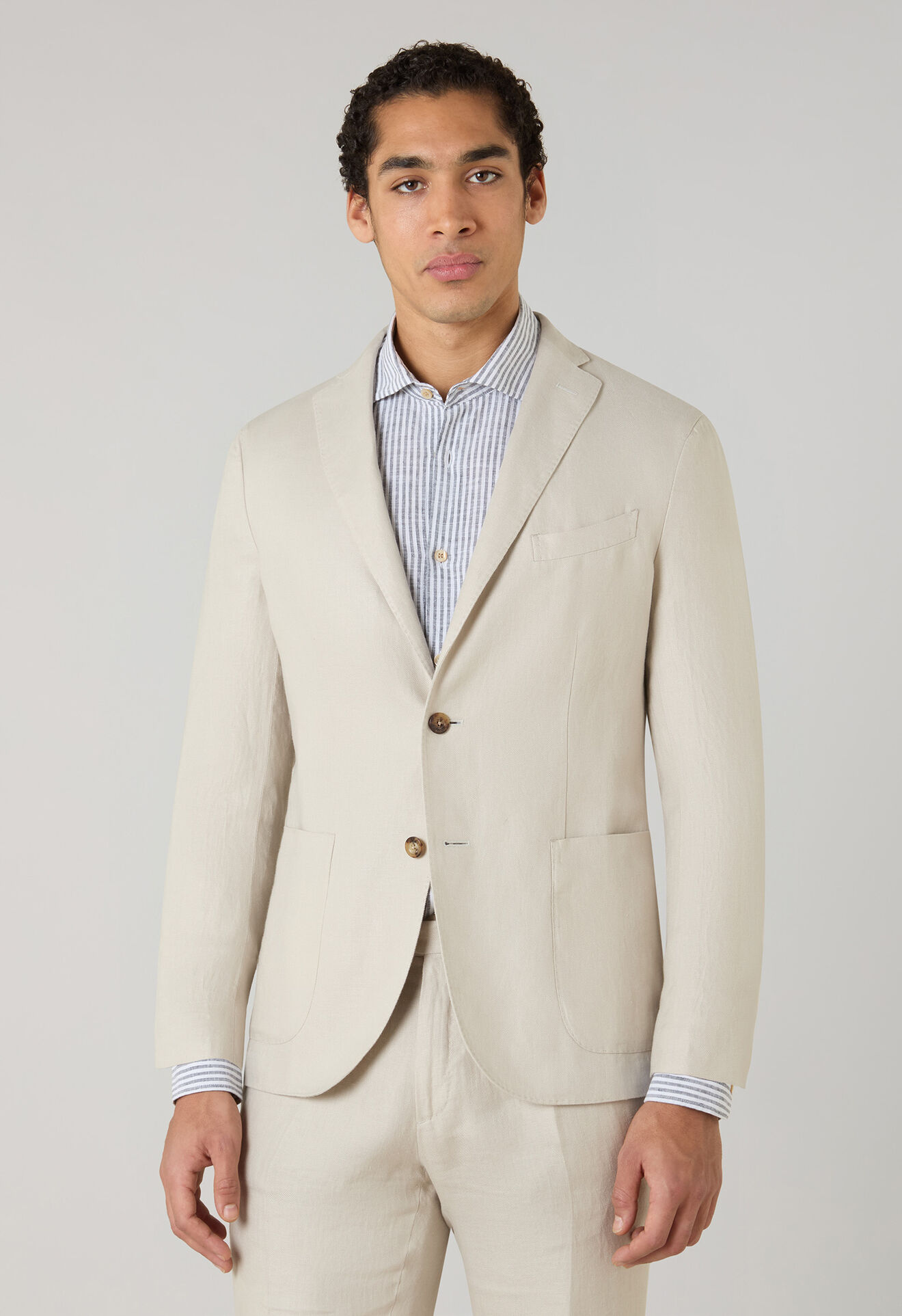 Boglioli Irish Linen K-Suit Beige N13H2EWSB4114001506R0215