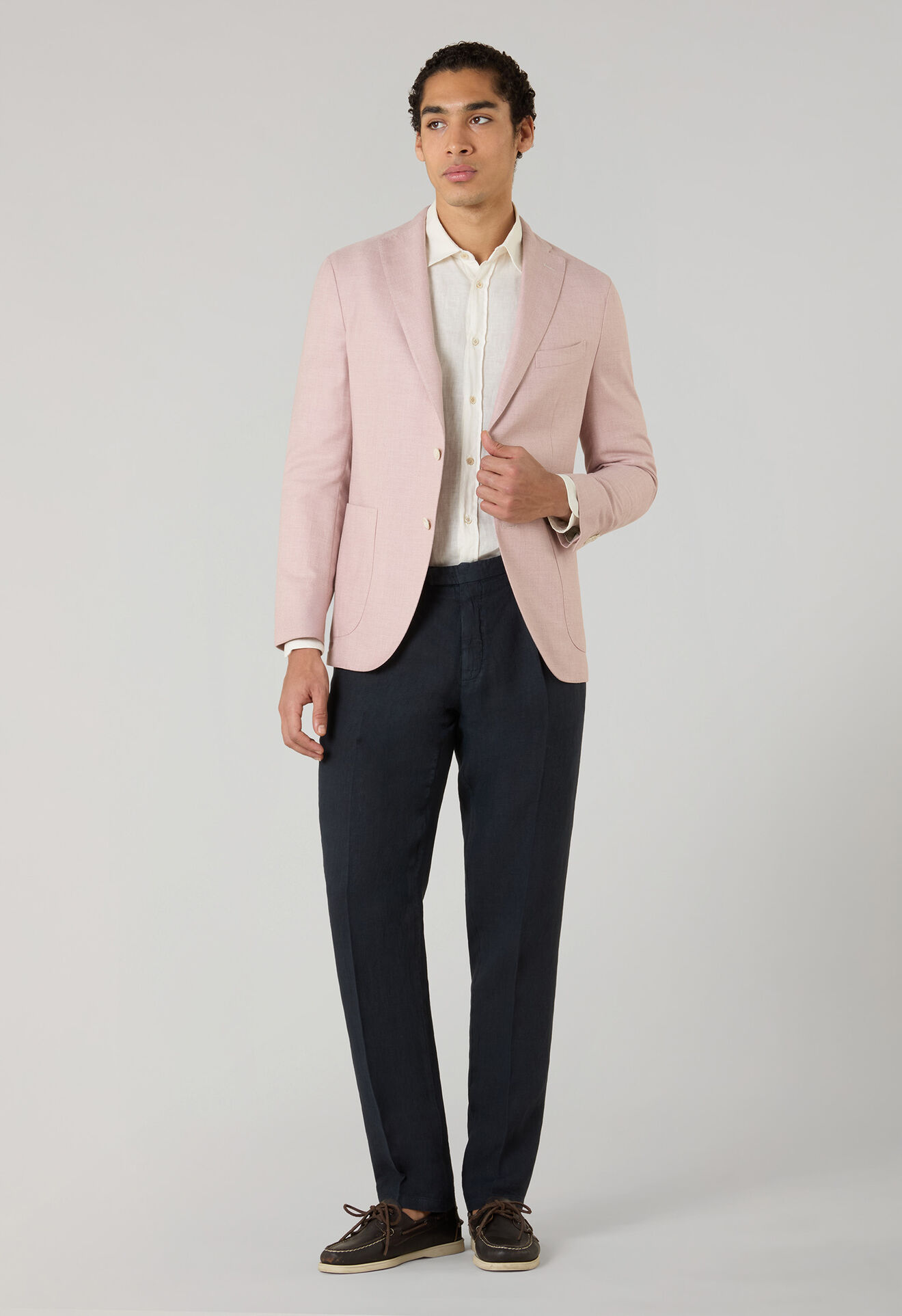 Boglioli Cotton Cashmere Silk K-Jacket Pink N1302ESB601200150R0910