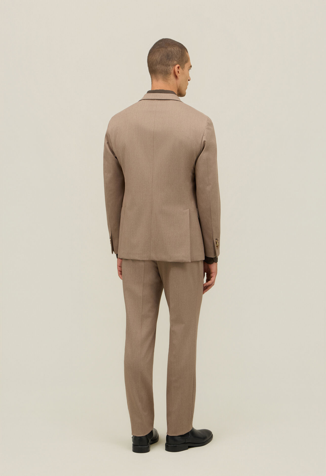 Boglioli Costume K-Suit en drap de laine stretch Beige N12H2EFB5109001506R0270