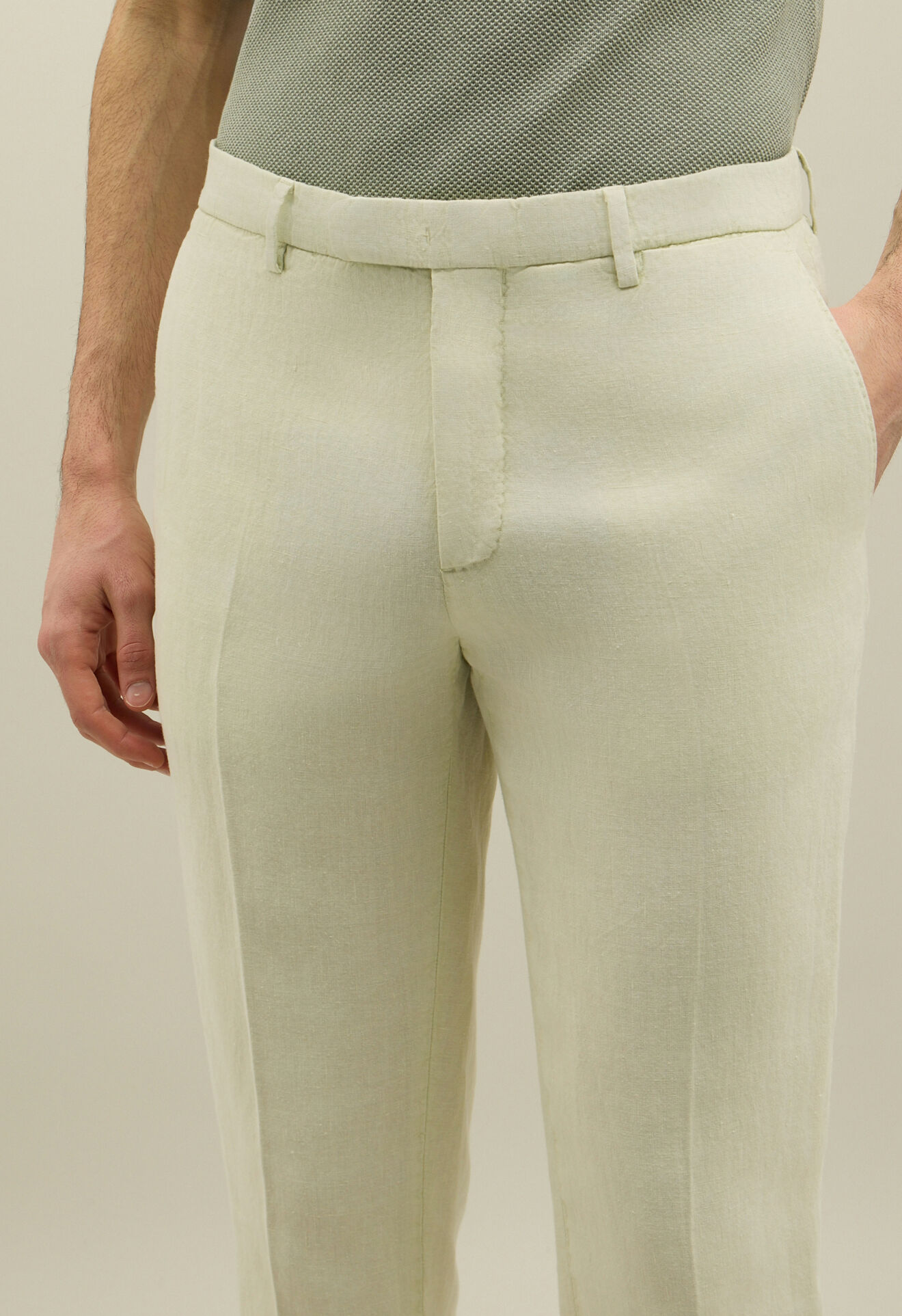 Boglioli Tinto Terra linen K-Suit Light Pastel Green N13D2QSB5426001506RT503