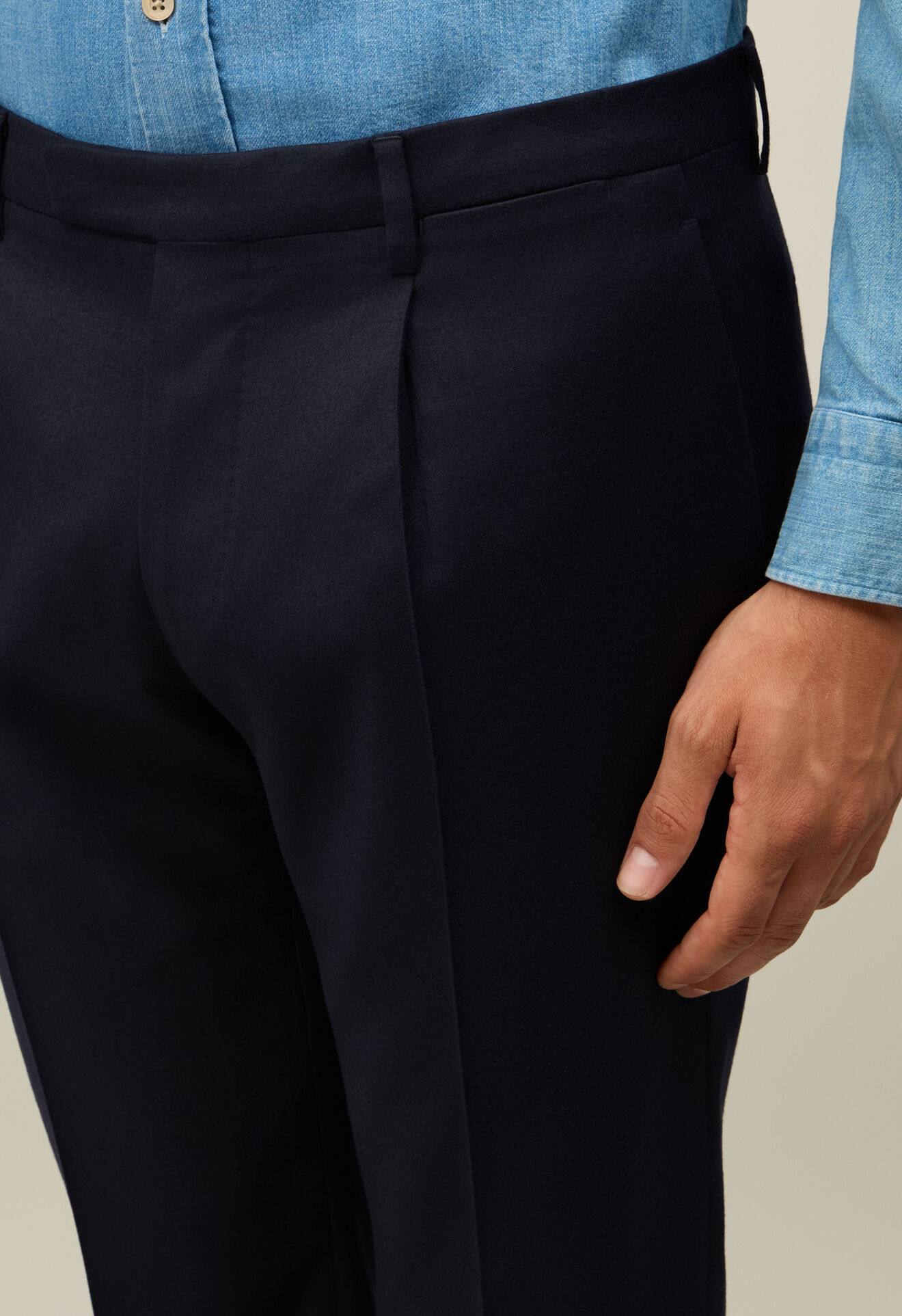 Boglioli 14-Micron Wool Silk K-Suit Blue N63H2EFB3113001506R0790