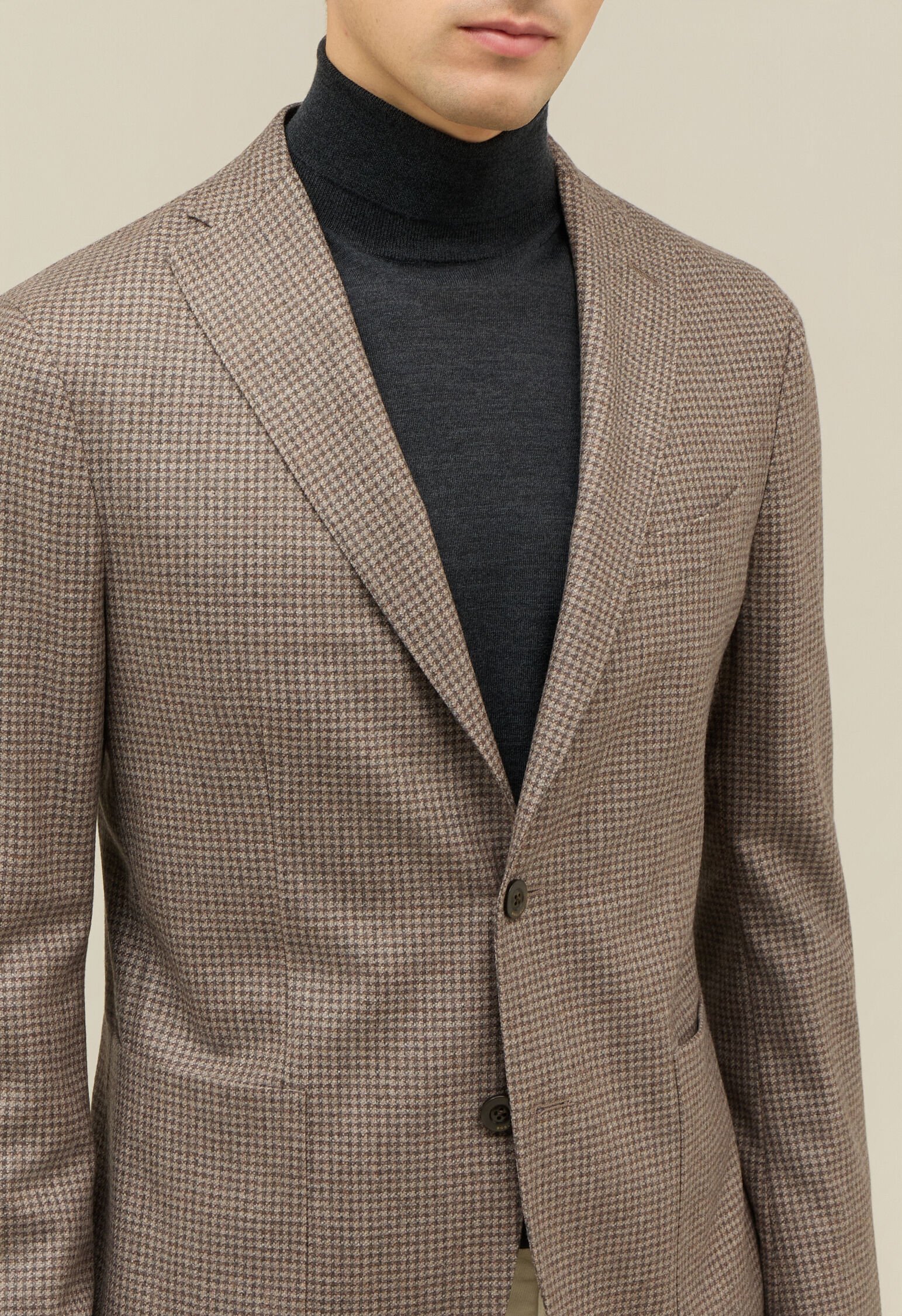 <美品>BOGLIOLI K.JACKET ブラウン ウール ジャケット 48 Boglioli - K. Jacket Olive Brown Cashmere & Silk Sportcoat