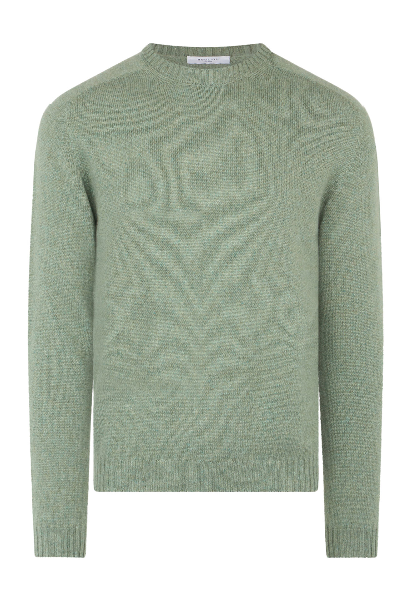 Boglioli Girocollo in cashmere Verde 91445FB1814001080540