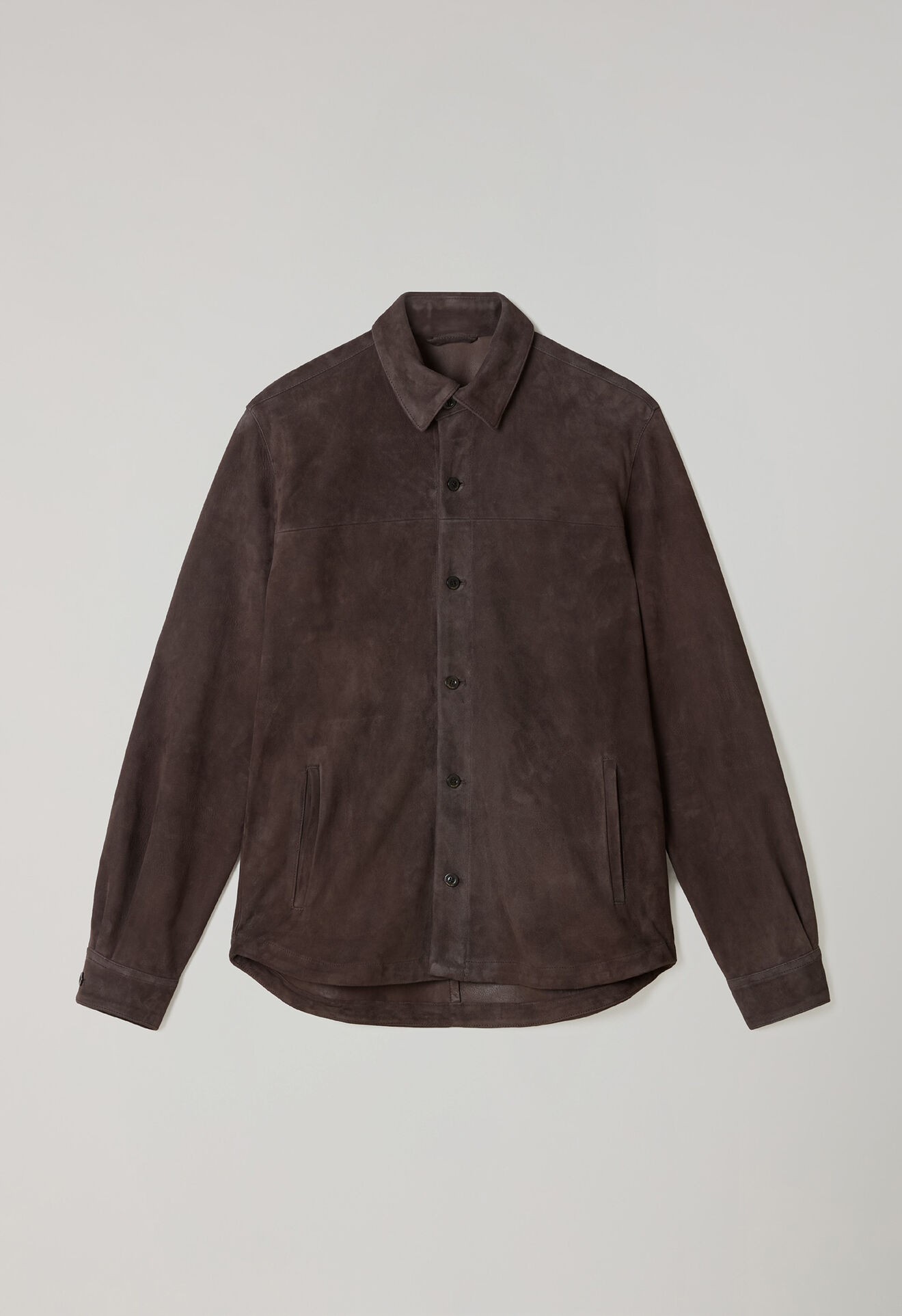 Boglioli Suede Overshirt Brown OCP508SB5901001800480