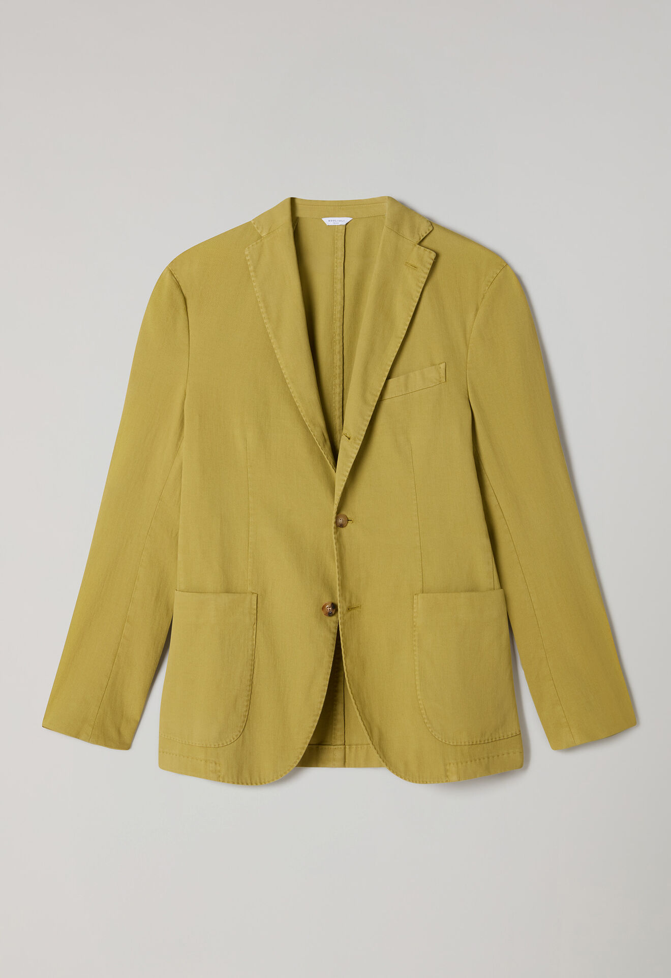 Boglioli Garment Dyed stretch Cotton K-Jacket Wheat N2902QSB675400150R0511