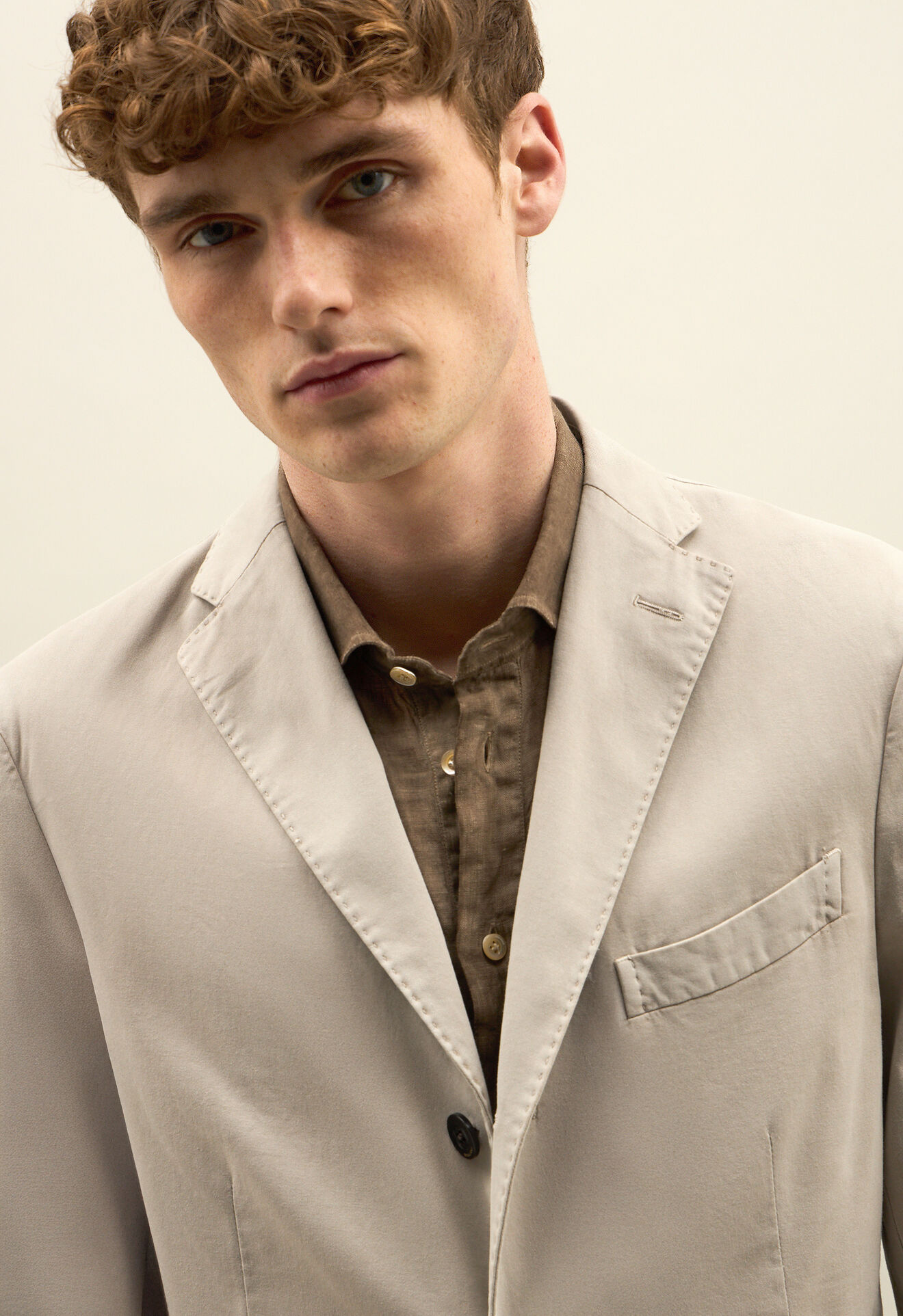 Boglioli Tinto Terra Stretch Cotton K-Suit Brown-Grey N29K2QSB5406001506RT401