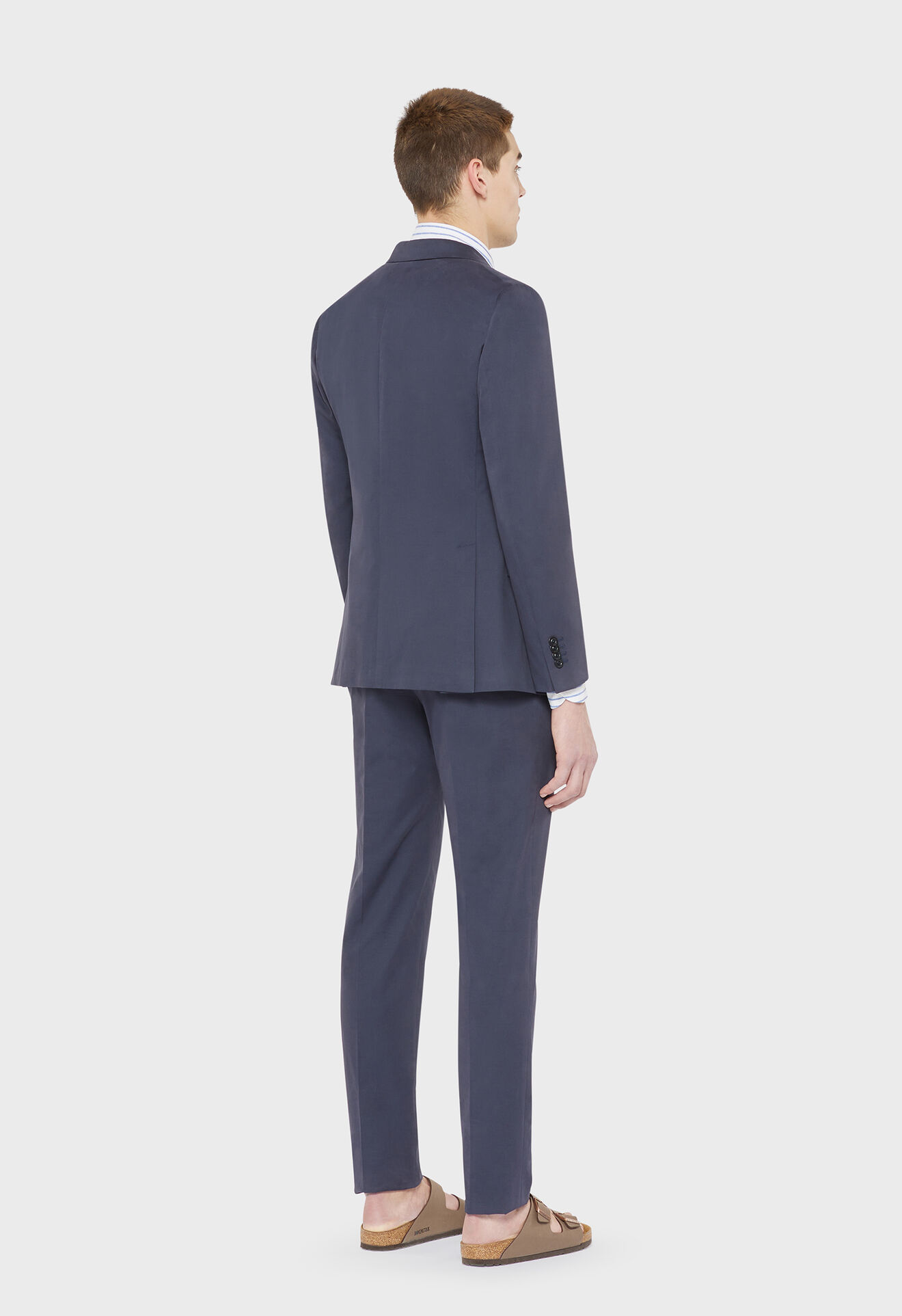 Boglioli Anzug Milano aus Baumwoll-Kaschmir-Gabardine in Dunkelblau Dunkelblau Y12C2BSB3105001766R0780