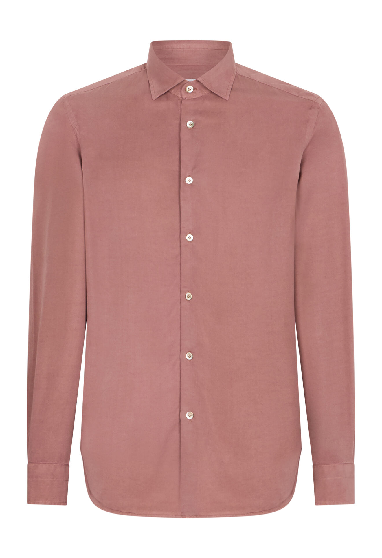 Boglioli Garment Dyed Tencel Shirt Pink 615TSB5858001080936